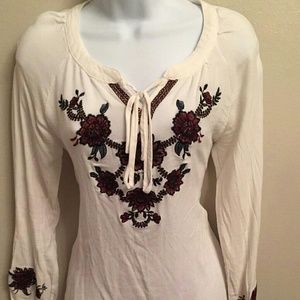 Flowy long sleeve blouse